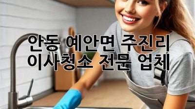안동 예안면 주진리 이사청소 전문 업체